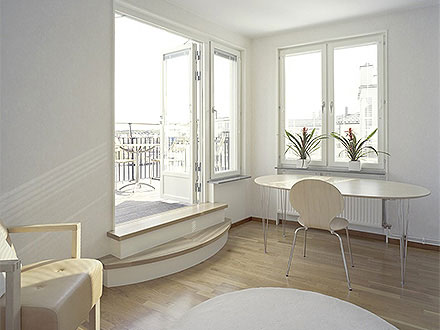 Trackless Folding Honeycomb Blinds